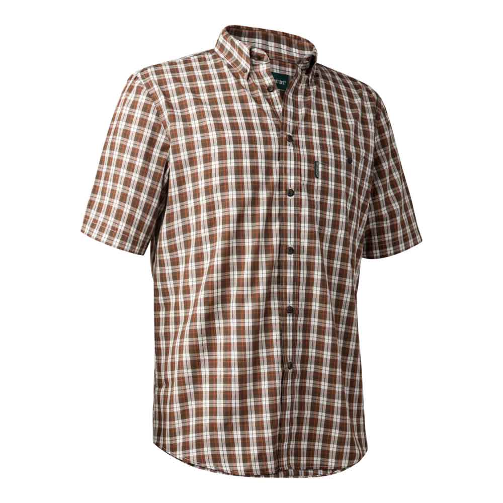 Deerhunter Jeff S/S Shirt - Brown Check