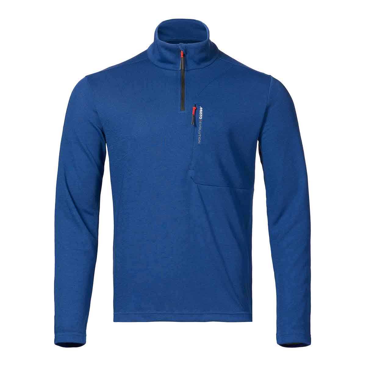 Musto Evolution Half Zip Top Racer Blue