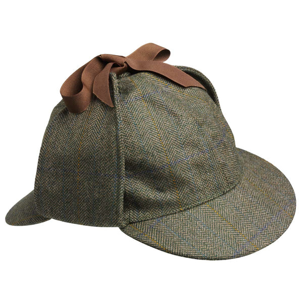 Grey Irish Wool Tweed Walking Hat, 'Highland Walk