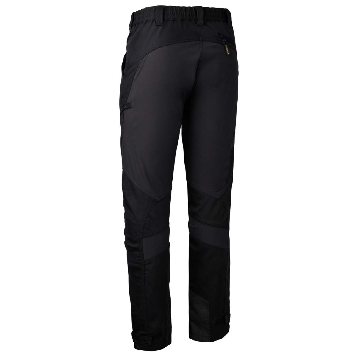 Deerhunter Rogaland Stretch Trousers With Contrast - Black - Rear