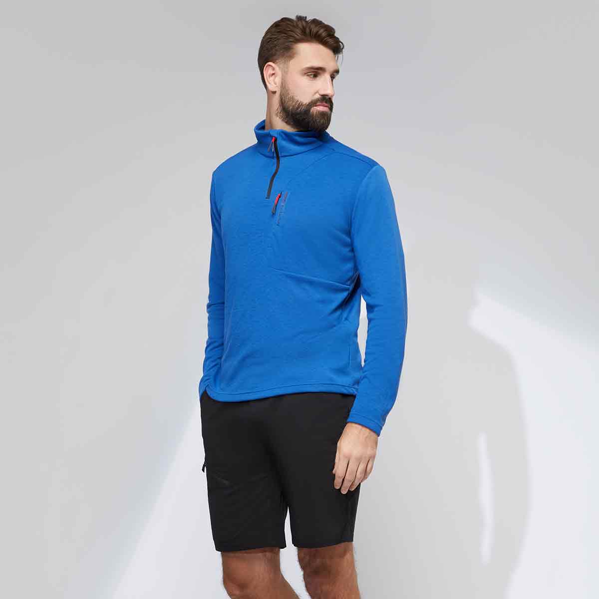 Musto Evolution Half Zip Top Racer Blue