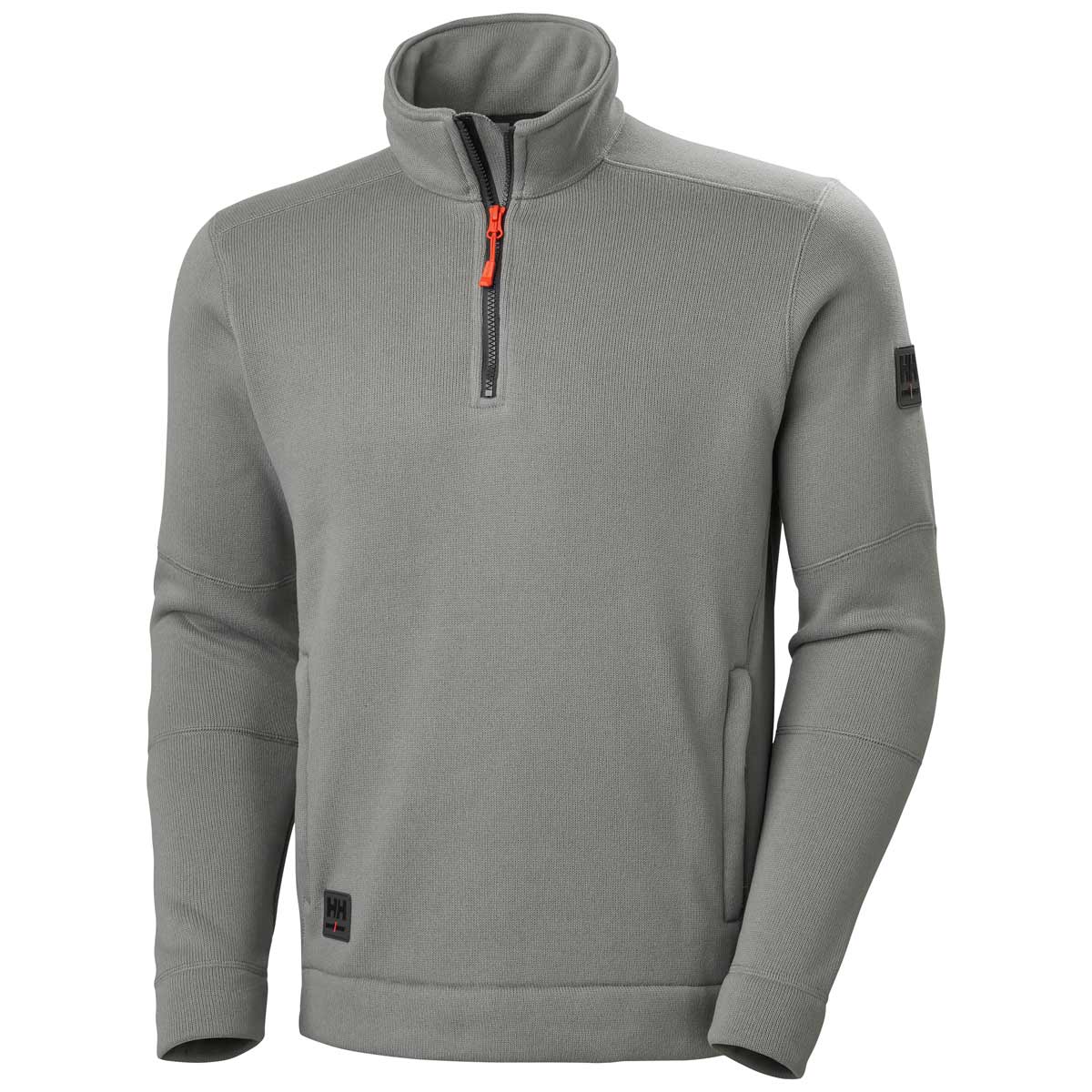 Helly Hansen Kensington Half Zip Knit Fleece Jacket Grey