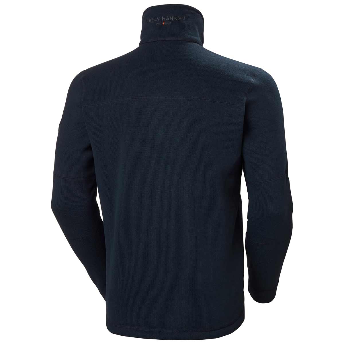 Helly Hansen Kensington Half Zip Knit Fleece Jacket Navy Rear