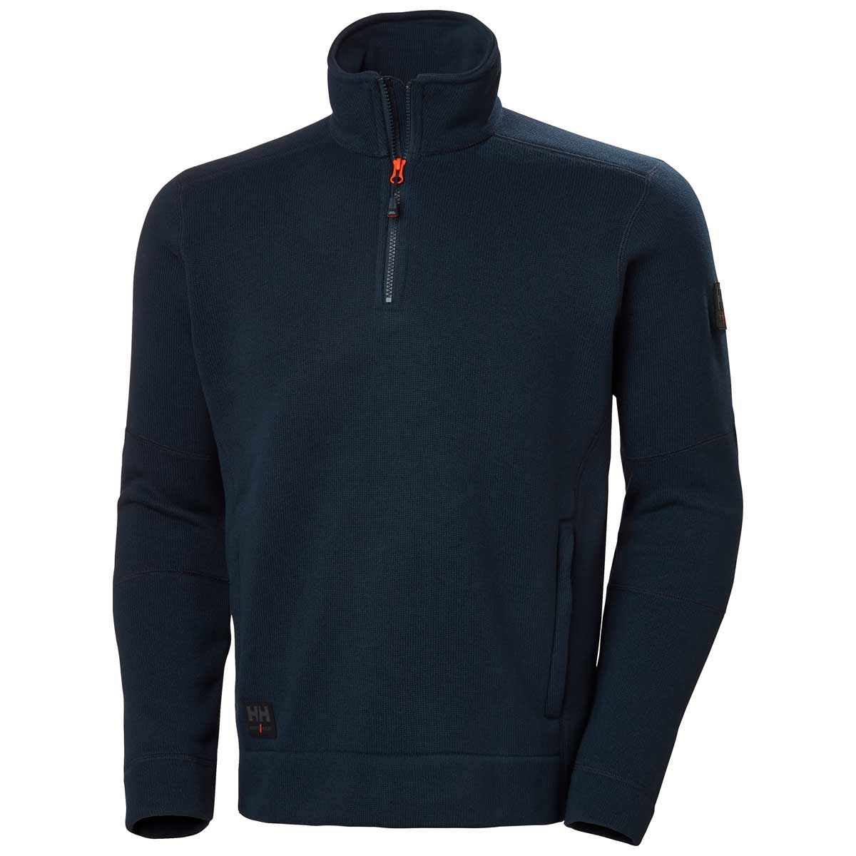 Helly Hansen Kensington Half Zip Knit Fleece Jacket Navy