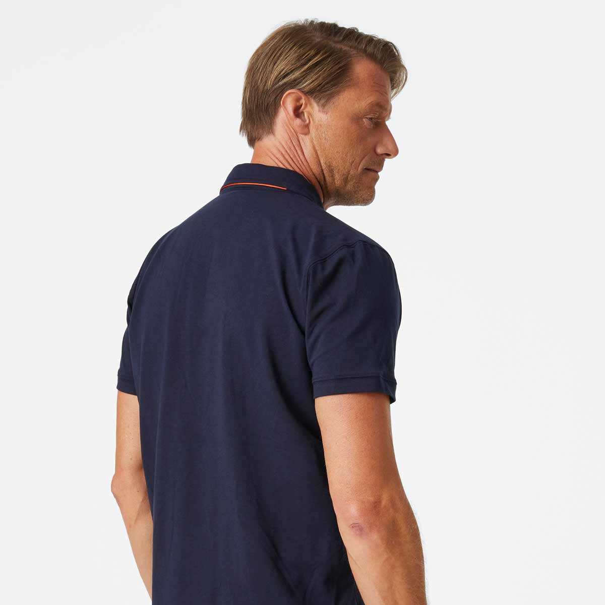 Helly Hansen Kensington Polo Shirt Navy Lifestyle Rear