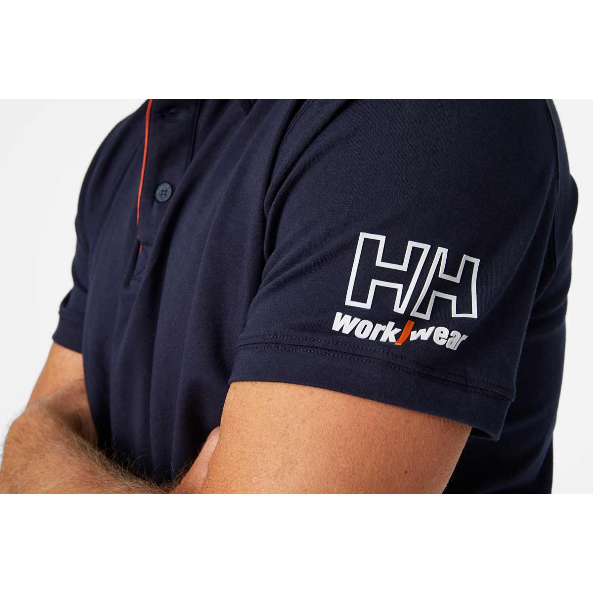 Helly Hansen Kensington Polo Shirt Navy Lifestyle Logo