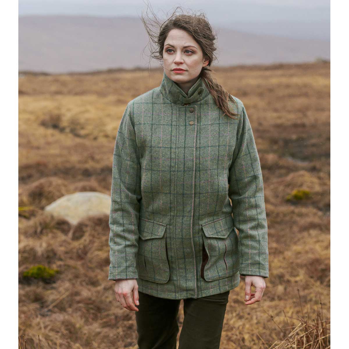 Hoggs of Fife Roslin Ladies Technical Tweed Field Coat