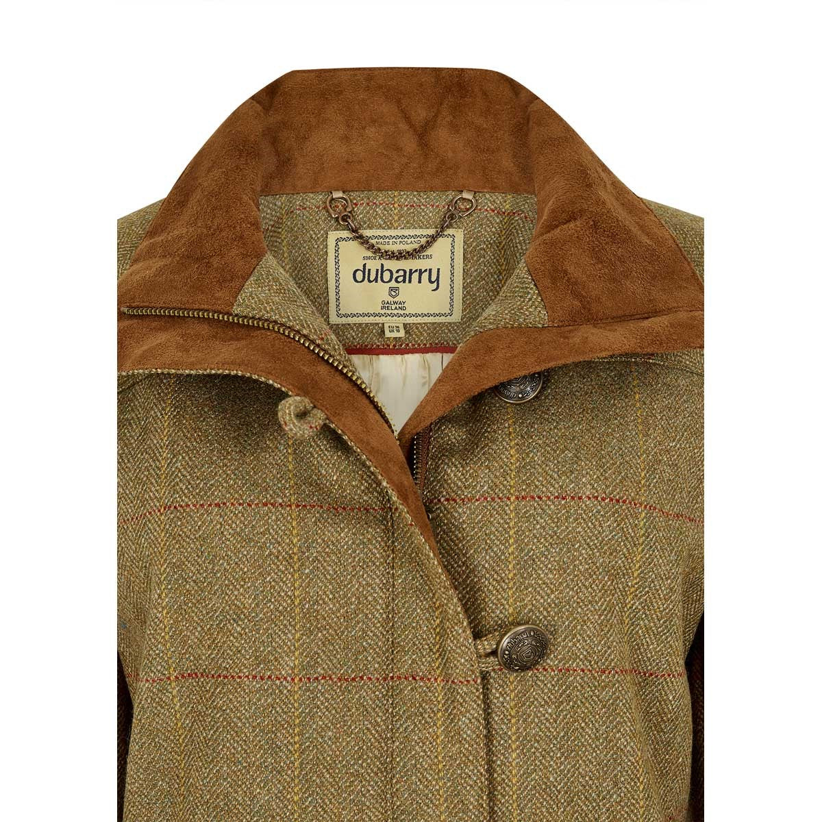 Dubarry Bracken Women's Tweed Coat - Elm