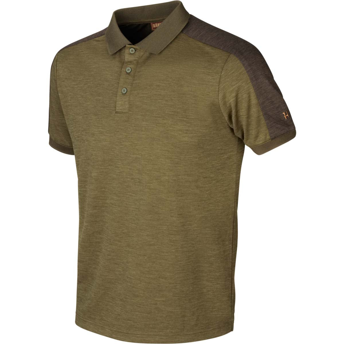 Harkila Tech Polo Shirt - Dark Olive